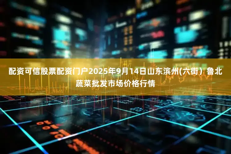 配资可信股票配资门户2025年9月14日山东滨州(六街）鲁北蔬菜批发市场价格行情